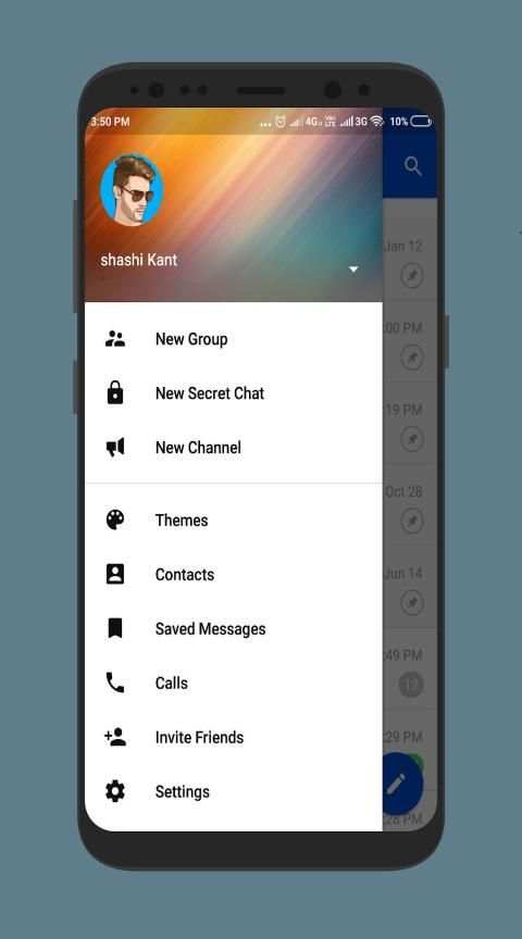 Indian Messenger : Chat, VoiceCall - 2019 screenshot 4