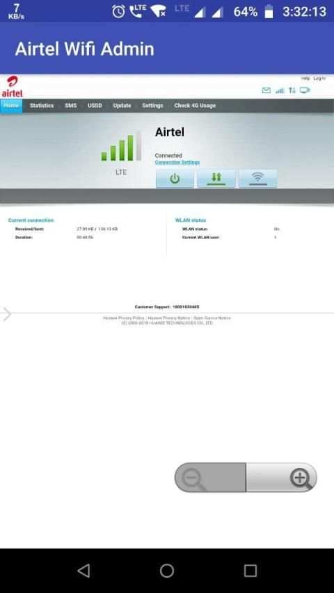 Airtel 4G Wifi Hotspot Admin screenshot 2