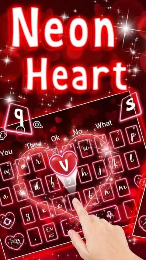 Luminous Heart Keyboard Theme स्क्रीनशॉट 3