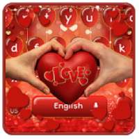 Romantic Love Heart Keyboard on 9Apps