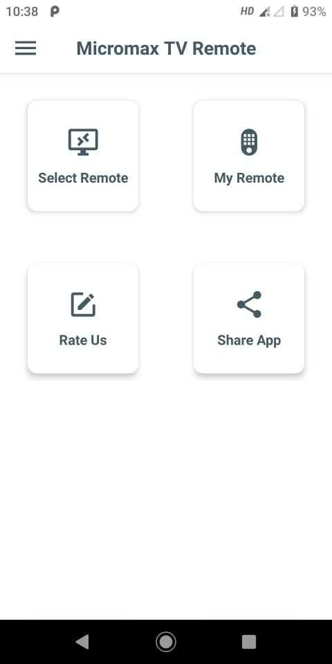 Remote for Micromax TV स्क्रीनशॉट 4