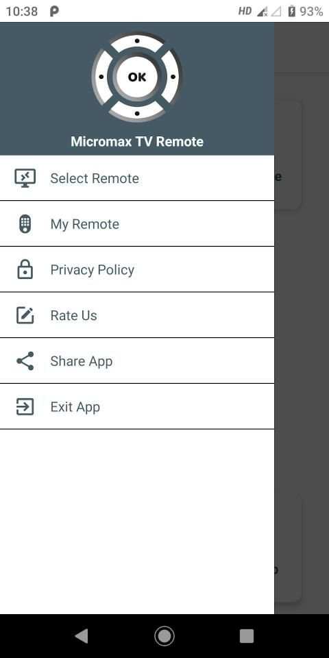 Remote for Micromax TV स्क्रीनशॉट 3