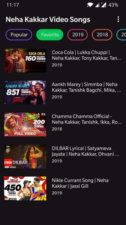 Neha Kakkar Hindi Songs - All New Video Song स्क्रीनशॉट 2