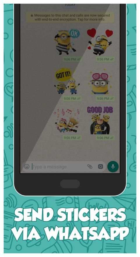 WAStickerApps Minion 2019 screenshot 1