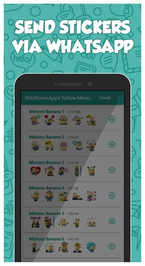 WAStickerApps Minion 2019 screenshot 3