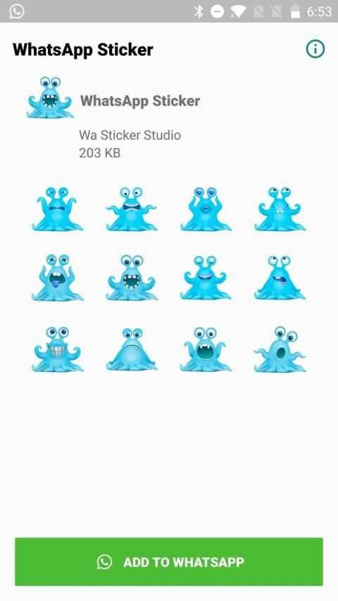 Squidward Stickers for WhatsApp, WAStickerApps screenshot 2
