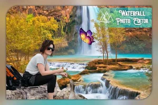 Waterfall Photo Frame 2019 screenshot 3