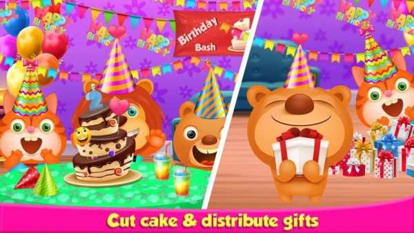 Birthday Party Celebrations: Pets Cooking Fun Game screenshot 7
