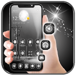 ikon Black &amp; White Launcher Theme