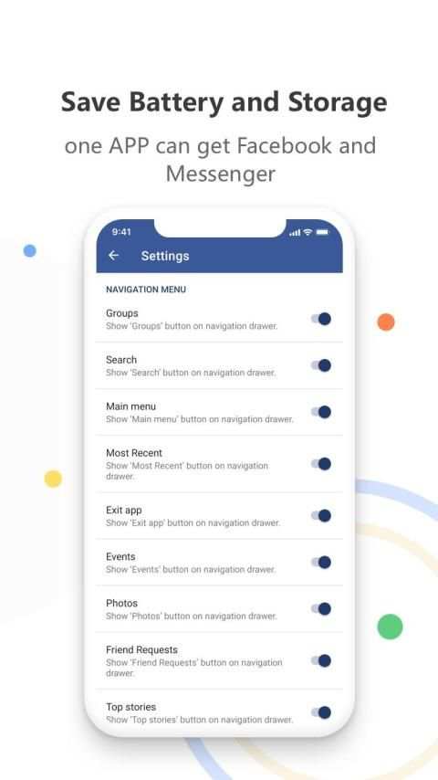 Sunny for Facebook-Light, Customize, Friendly स्क्रीनशॉट 5