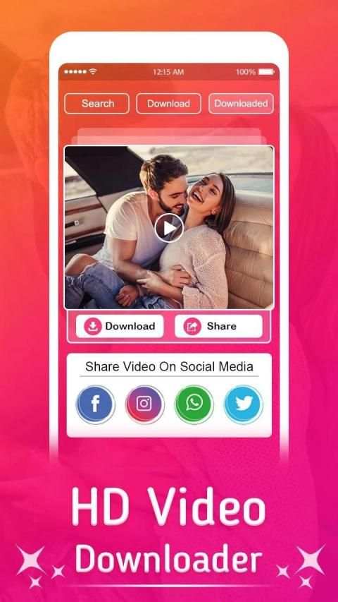 HD Video Downloader: All Videos Downloader स्क्रीनशॉट 1
