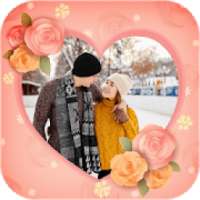 Rose Love Photo Frame on 9Apps