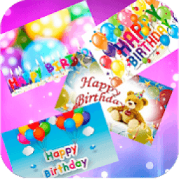 Birthday cards photo collage maker आइकन