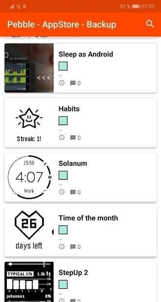 Pebble App Store - Backup screenshot 4