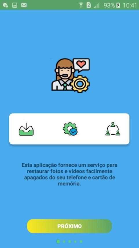 Recuperar imagens e vídeos excluídos: tél & SD screenshot 4