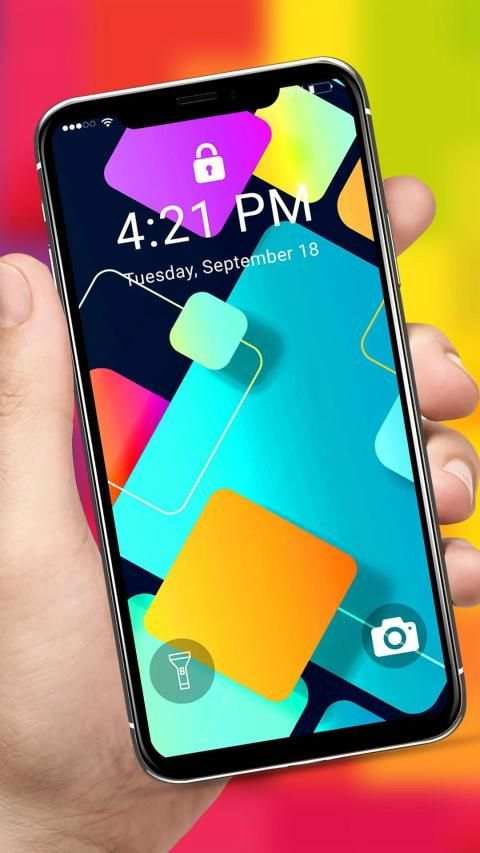 Color Block APUS Live Wallpaper स्क्रीनशॉट 6