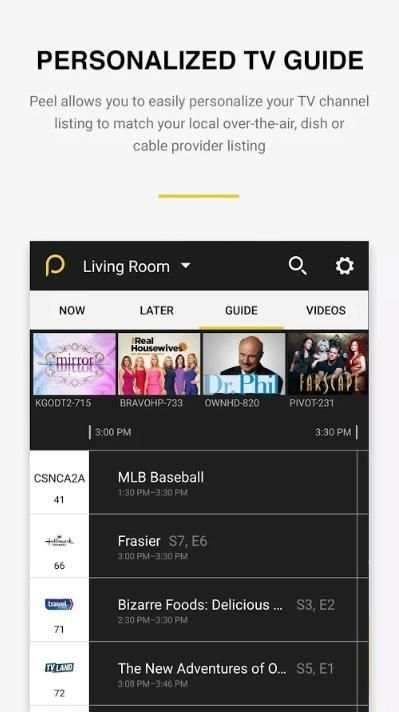 Peel Smart TV Remote Control screenshot 3
