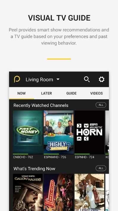 Peel Smart TV Remote Control स्क्रीनशॉट 1