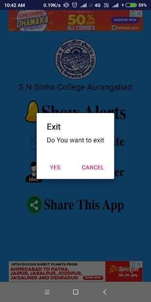 My College Notifier screenshot 1