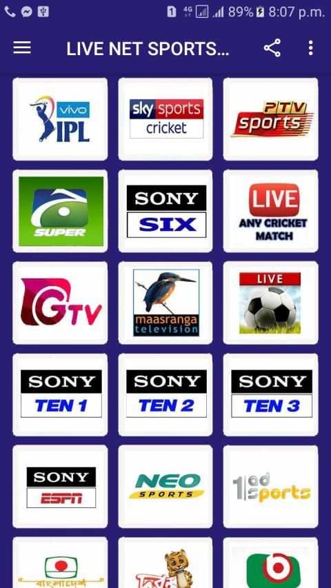 LIVE NET SPORTS TV screenshot 4