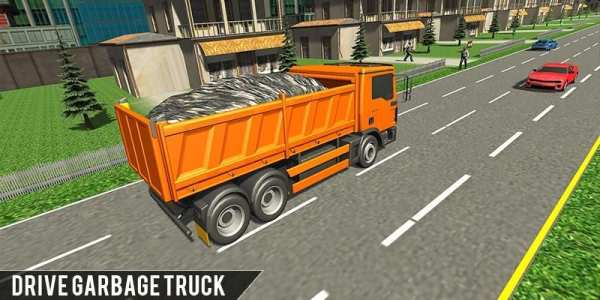 Off-Road Garbage Excavator Sim-City Clean Mission screenshot 11