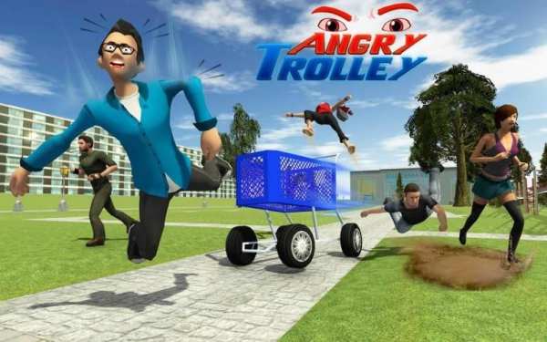 Angry Trolley Simulator : Shopping Cart screenshot 1