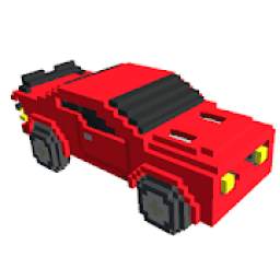 Cars 3D Color by Number: Voxel, Pixel Art Coloring