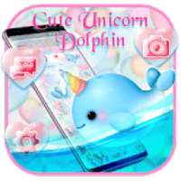 Cute Unicorn Dolphin Gravity Theme on 9Apps