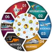 Welcome Joy-Tours Travels Hotels Bus Trains Flight on 9Apps