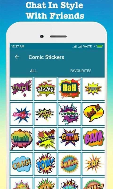 Stickers For Facebook स्क्रीनशॉट 2