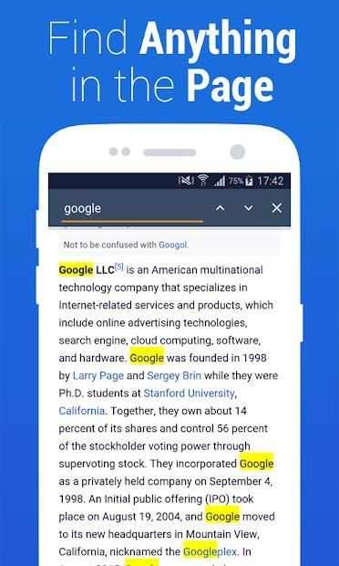 Private Browser screenshot 1
