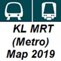 Kuala Lumpur (KL) MRT (Metro) Map 2019