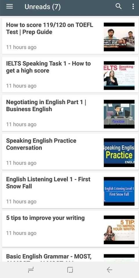 Learn English through Videos screenshot 3