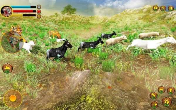Wild Tiger Simulator 3d animal games स्क्रीनशॉट 11