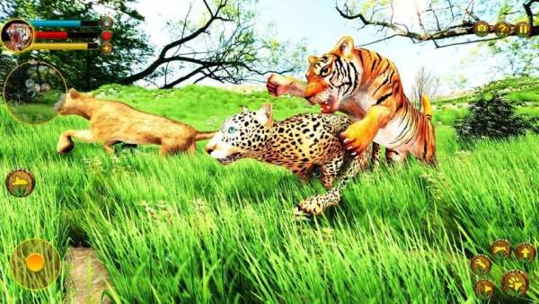 Wild Tiger Simulator 3d animal games स्क्रीनशॉट 10