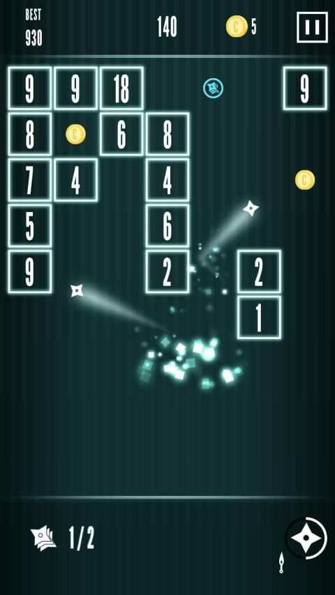 Ninja Brick - Breakout screenshot 4