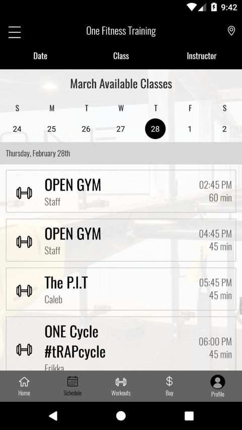 ONE Fitness Training स्क्रीनशॉट 3