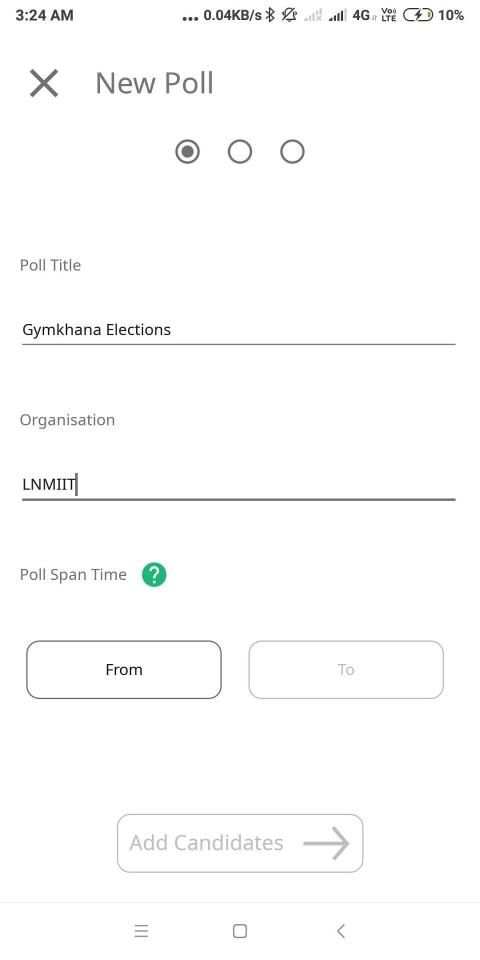 Campaigner - A Secured Voting App screenshot 2