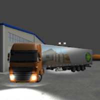 Night Truck 3D: Factory Parking