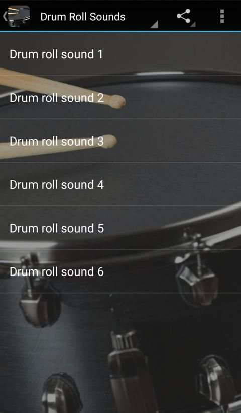 Drum Roll Sounds स्क्रीनशॉट 1