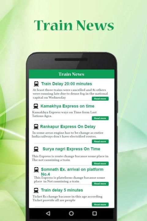 Live Train Running Status : PNR & Train Location screenshot 1