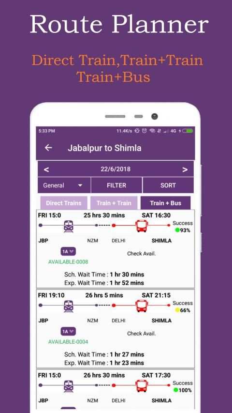 Confirm Ticket Break Journey, Offline Live Status स्क्रीनशॉट 7