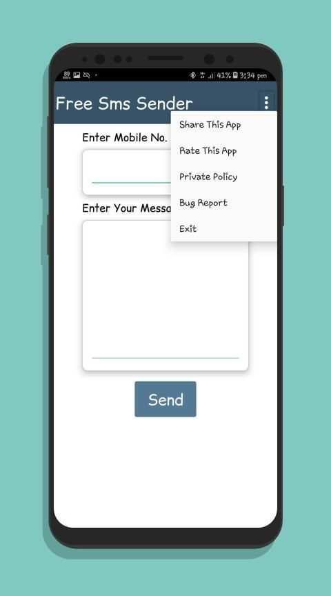 Free Sms Sender screenshot 1