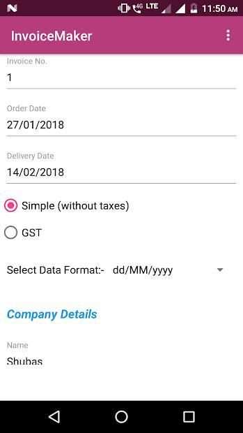Invoice Maker स्क्रीनशॉट 5