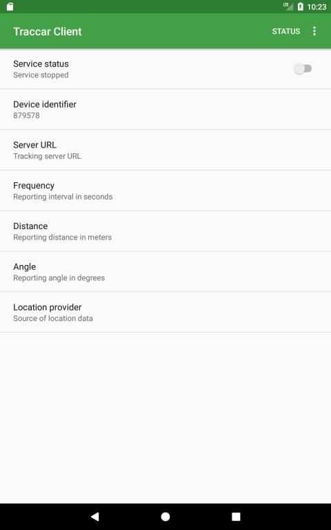 Traccar Client स्क्रीनशॉट 5