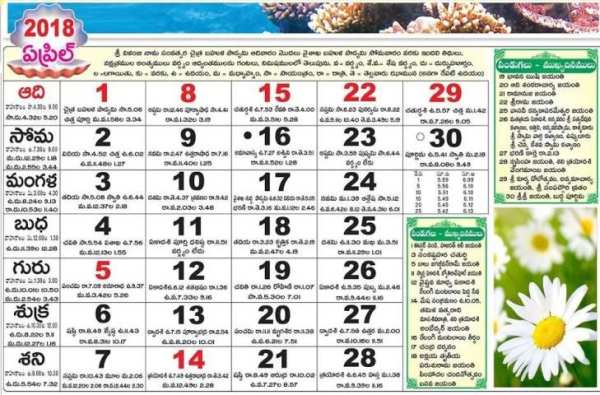 Telugu Calendar 2018 screenshot 2