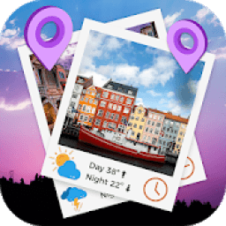 ikon Timestamp Camera with Gps Location and Weather