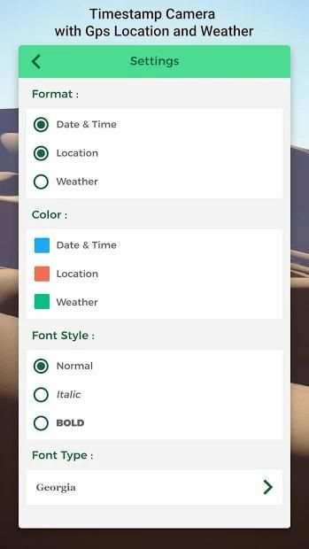 Timestamp Camera with Gps Location and Weather screenshot 2