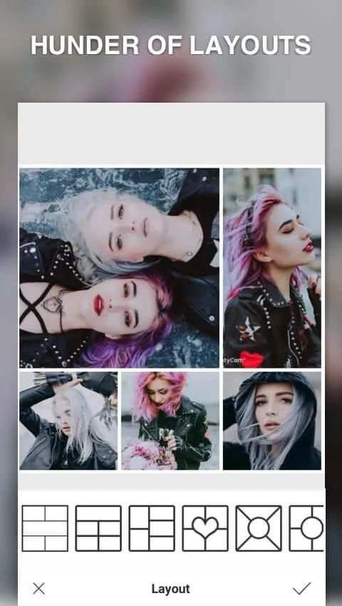 Pic Collage Maker- Easy Photo Editor Beauty selfie screenshot 8