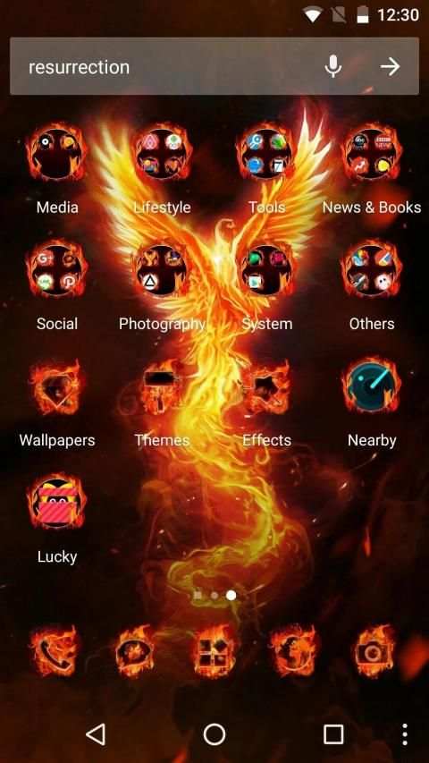 Phoenix Theme for Android FREE स्क्रीनशॉट 2